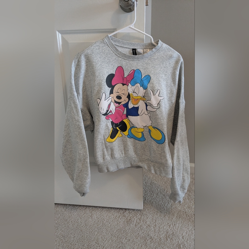 Disney Women's Sweatshirt with Minnie and Daisy